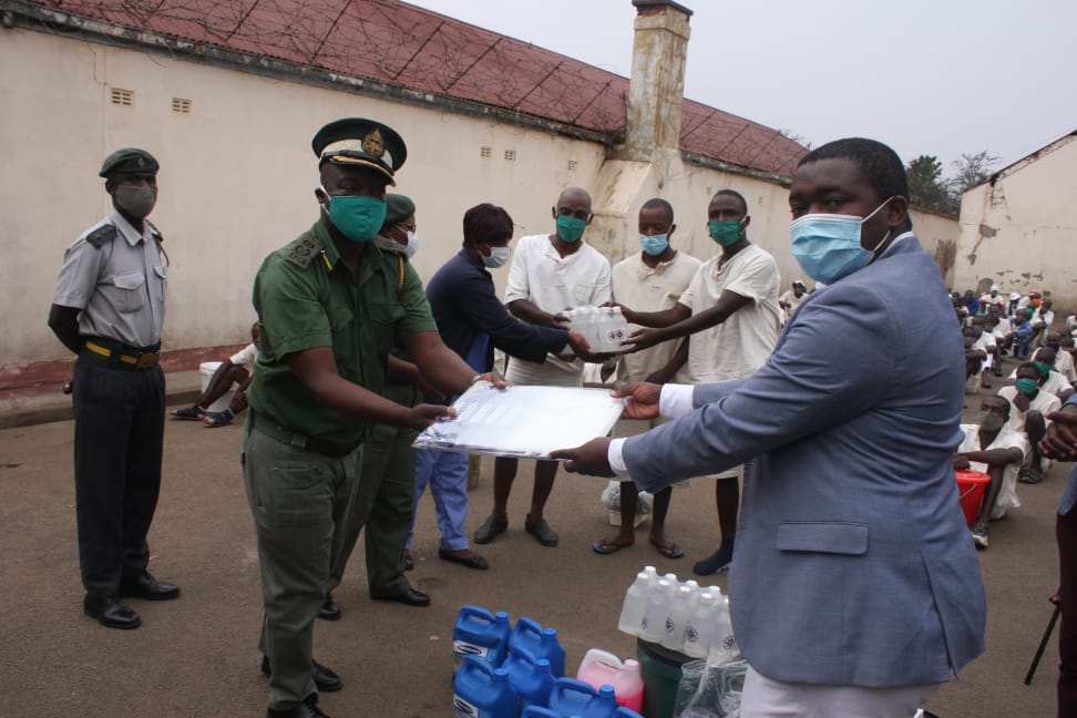 ZADHR COVID-19 PPE Donations to Bulawayo (Greys) Prison