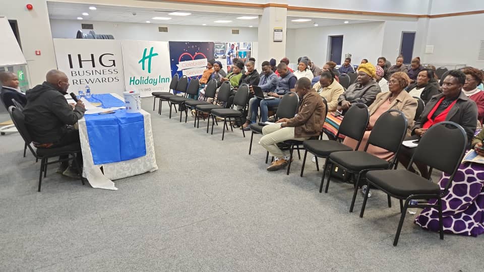 Political leaders, residents and stakeholders at a Political Dialogue on Health Policy Proposals at Holiday Inn Hotel in Mutare tonight