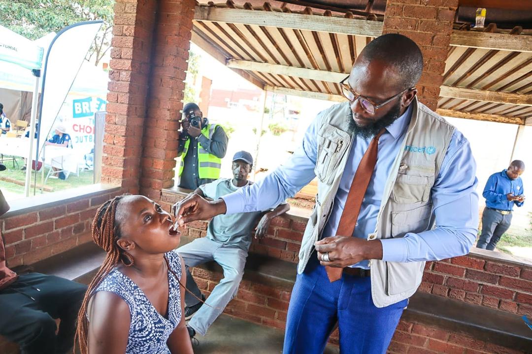 Zim launches door-to-door cholera vaccination campaign